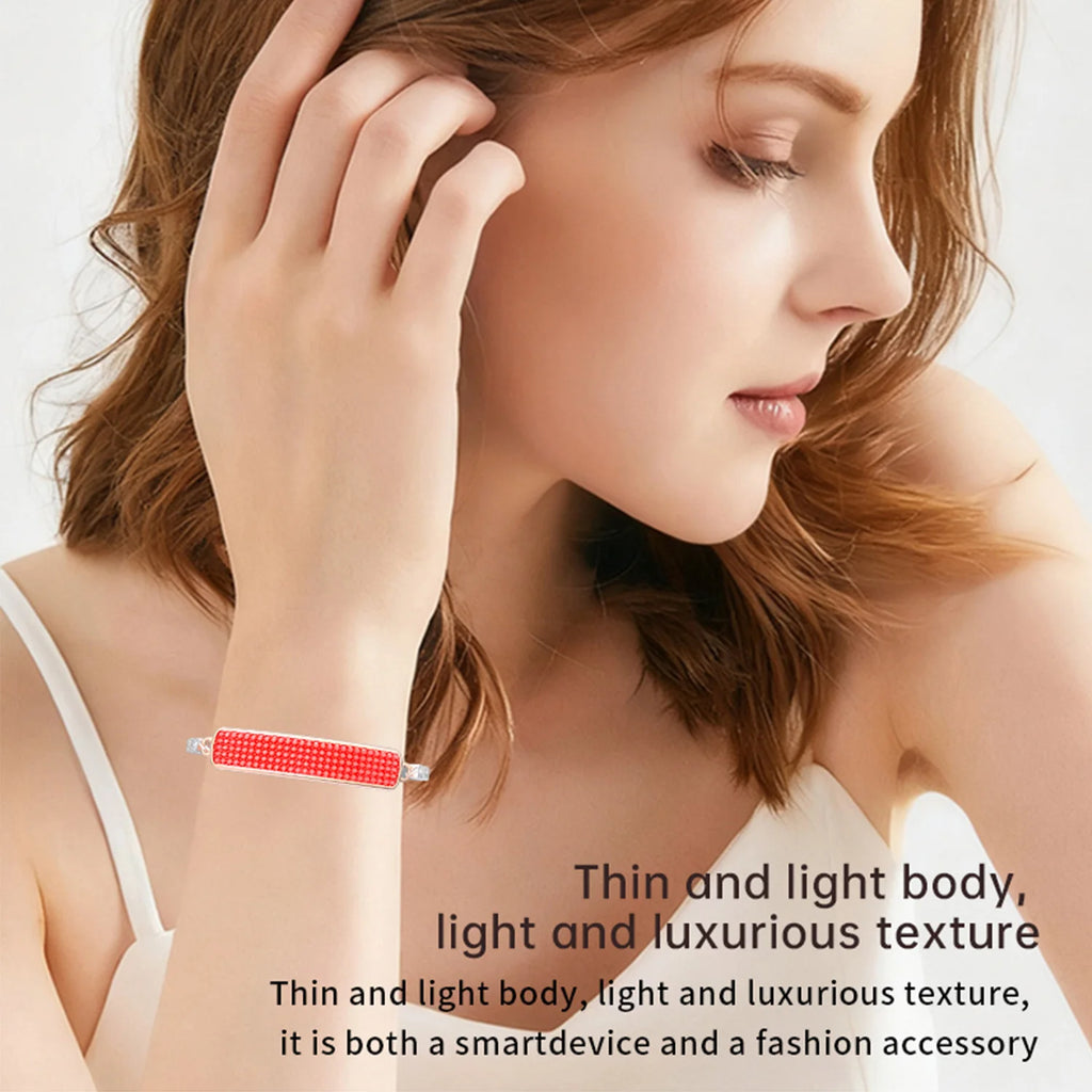 2026 Smart Bracelet Smartwatch Heart Rate SpO2 Sleep Monitor Pedometer IP68 Waterproof BT5 LongBattery Mag Charge AndroidiOS Vue