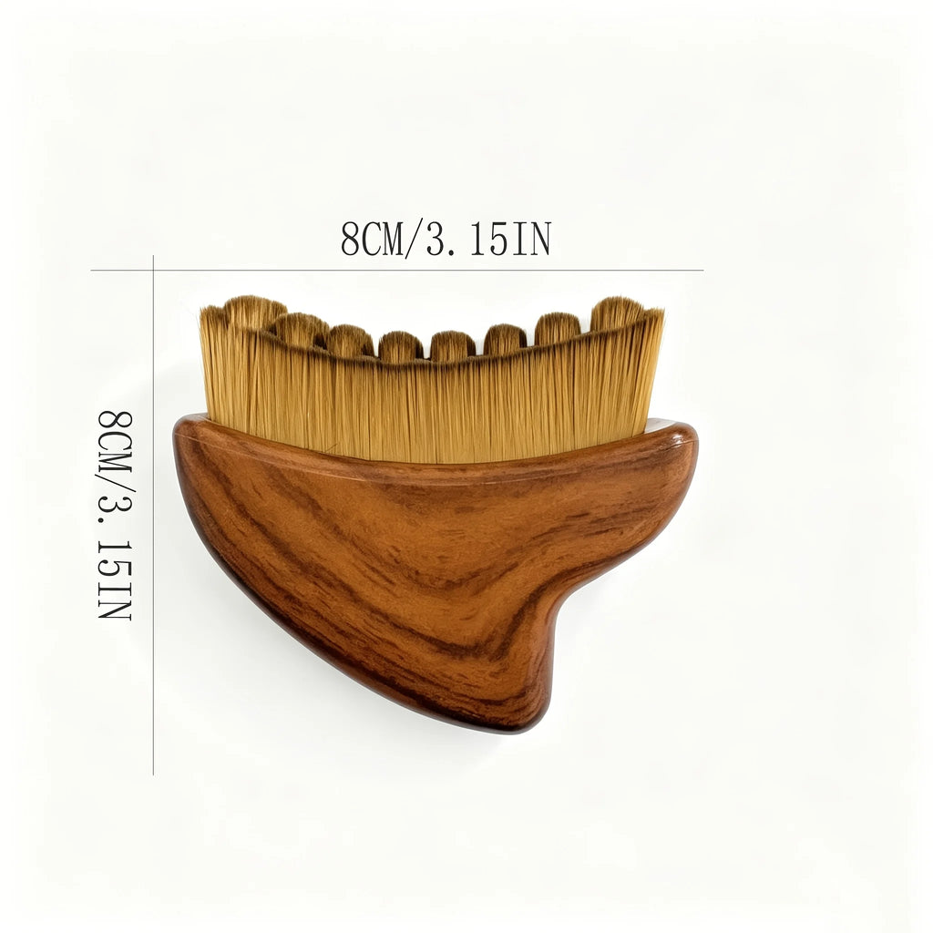 Ergonomic Lymphatic Drainage Face Brush - Soft Bristles for Facial Muscle Relaxation, Contouring & Anti-Puffiness Vue