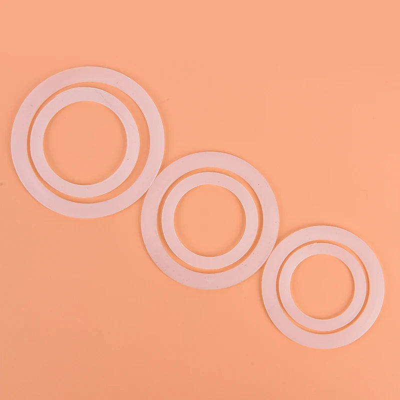 2Pcs Coffee Pot Washer 3mm Thickness Gasket Ring Silicone Coffee Pot Seal Ring Coffee Makers Accessories Vue