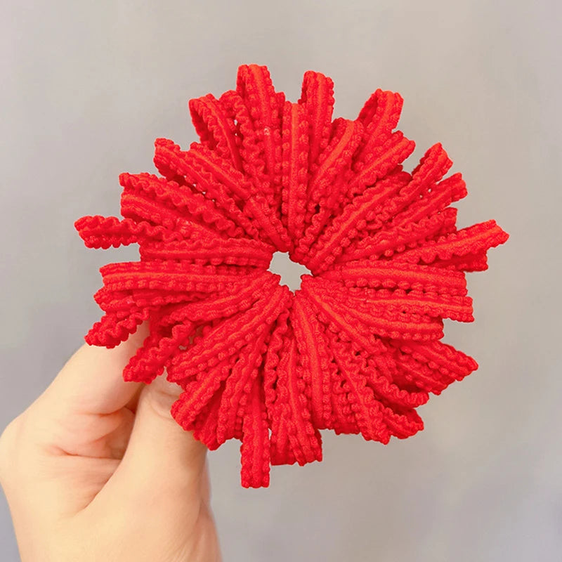 50pcs Girls Candy Color Hair Ties Elastic Hair Band Baby Cute Trendy Comfortable Headwear Hair Ties Kid Hair Accessories Vue A4