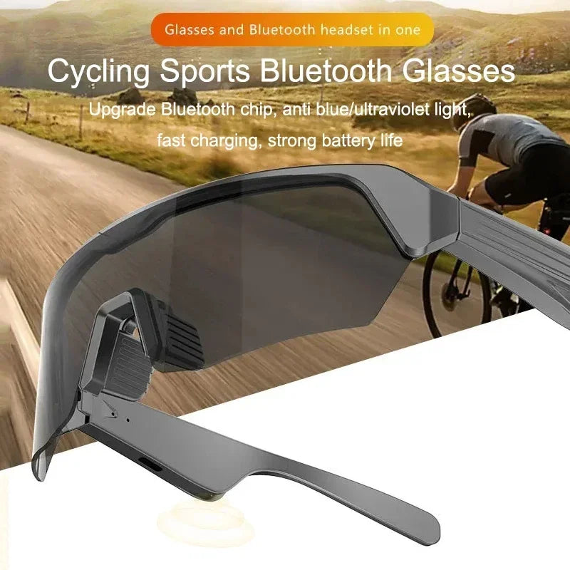 Smart Bluetooth 5.3 Glasses For Listening To Music/Phone Calls/Cycling/Sports Headphone UV Protection Sunglasses for Men Women Vue