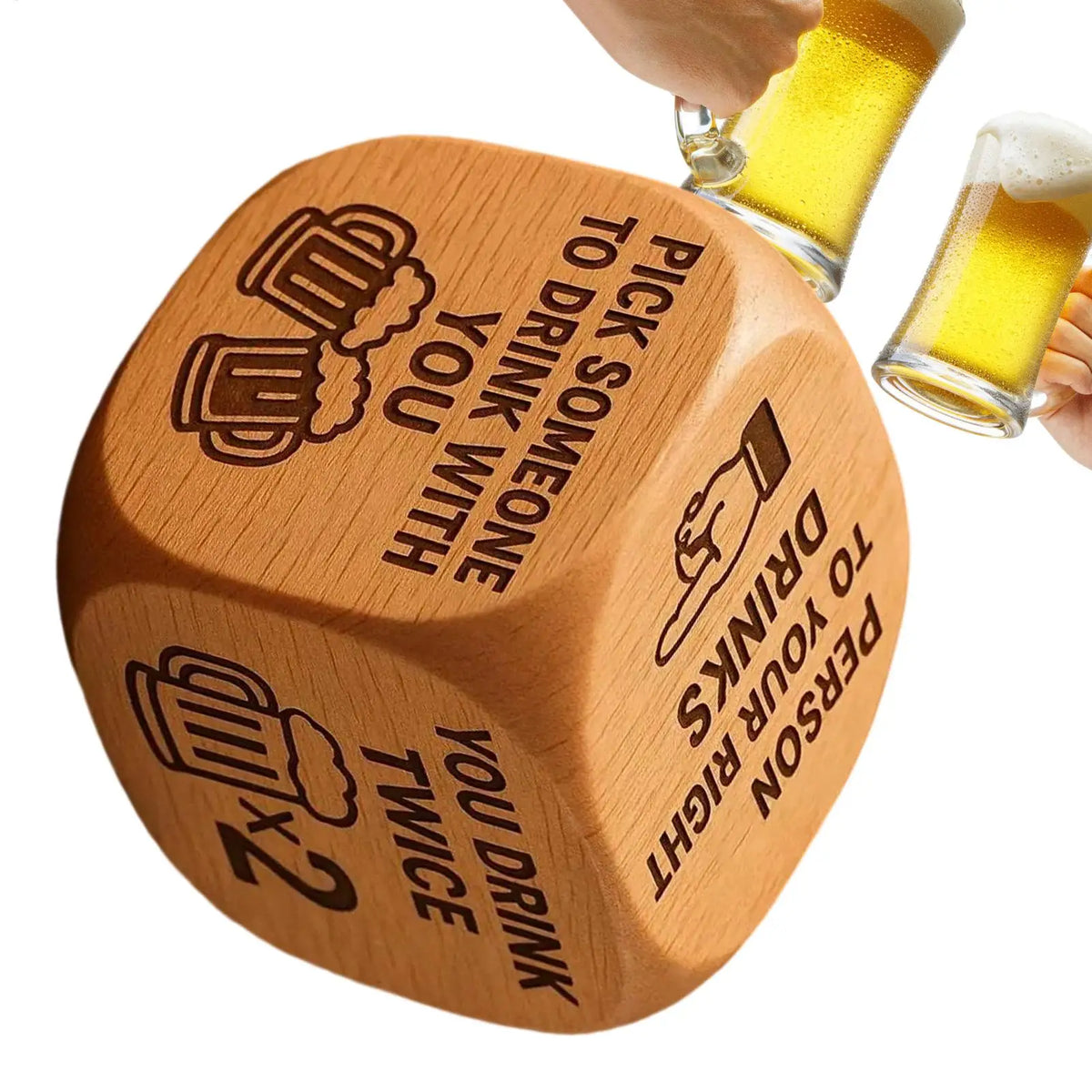 Drinking Dice Games for Adults, Fun Interactive Party Games for Friends, Family, Couples & Social Groups, Weekend Group Activity Vue