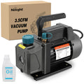 Nilight HVAC Vacuum Pump, 3.5 CFM 1/4 HP 110V Single Stage AC Vacuum Pumps Kit for R22 R404a R134a R410a 5 Pa Ultimate Vacuum for Auto Air Conditioning Servicing Refrigerant Recharging, Oil Included Vue black United States