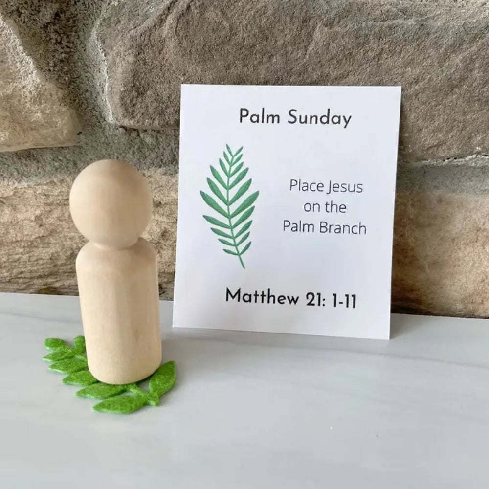Multi-purpose DIY Easter Holy Week Box Mini with Storage Box Holy Week Gift Set Reusable Easter Vue