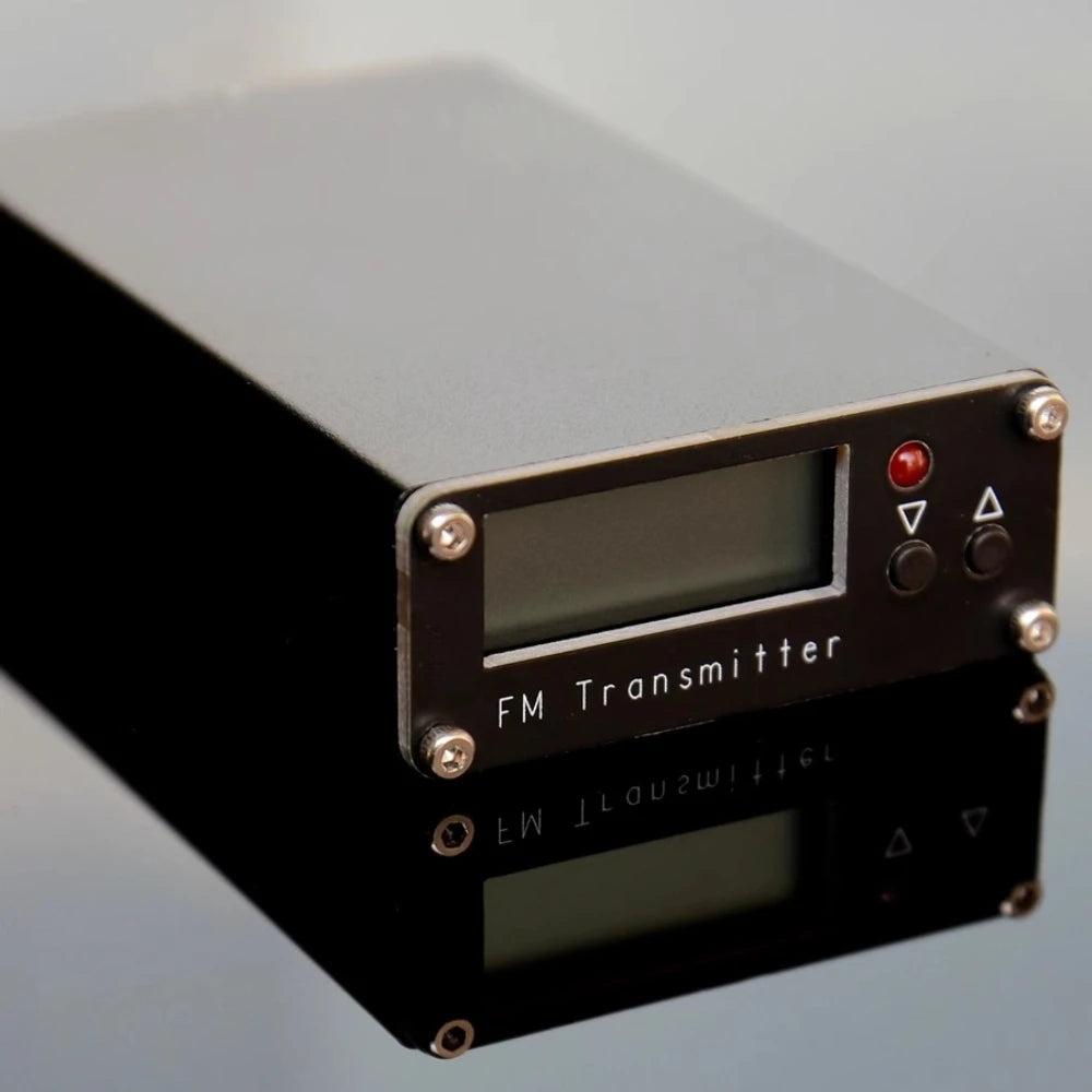 2000M 0.5W FM Transmitter 76-108Mhz Digital Display FM Stereo transmit TYPE-C USB Churches CAR Radio Broadcast Campus Station Vue