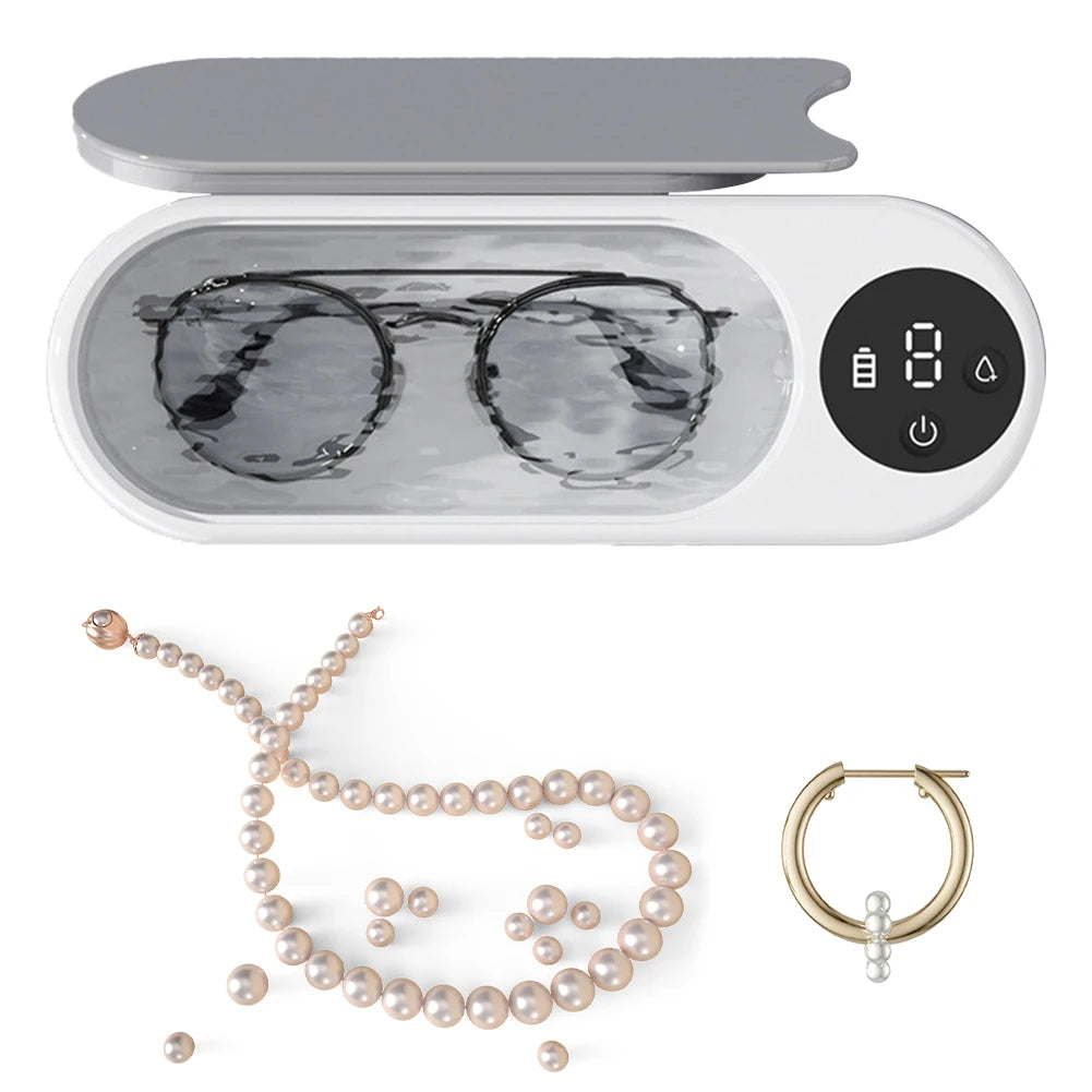 Portable Ultrasonic Cleaner for Glasses, Jewelry & Watches Ultrasonic Cleaner Vue