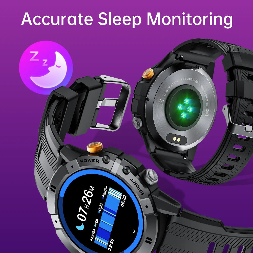 CUBOT C29 SmartWatch 1.52-inch 1ATM Waterproof Sport Watch for Men 410mAh Battery, Bluetooth Call, Heart Rate&24H Health Monitor Vue