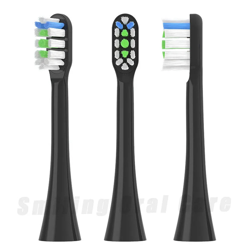 Replacement Brush Heads For Nandme NX9000 Sonic Electric Toothbrush Soft DuPont Bristles Replace Brush Head Gift 4/10PCS Vue