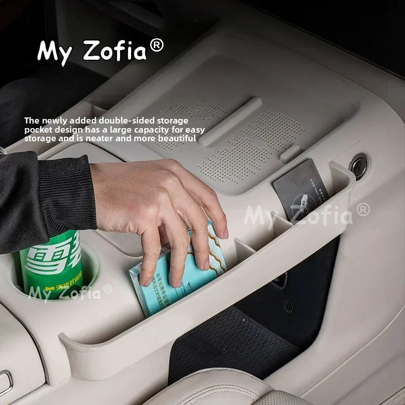 Integrated Silicone Center Console Non-Slip Full Coverage Car Interior Storage Protector Accessories For Voyah Courage 2025 2026 Vue