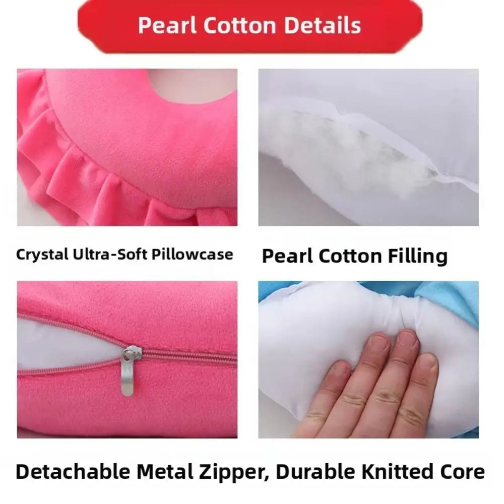 Comfortable Face Pillow Hole Design PP Cotton Massage Cushion Facial Support Soft Face Cradle Pillow Facial Treatments Vue