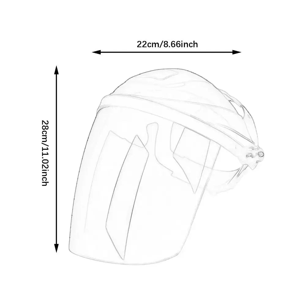 Face Protector Welding Protective Mask Adjustable Heat Resistant Welding Helmet Splash-proof Dust-proof Welder Mask Workshop Vue