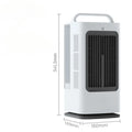 Portable Air Conditioner Fan Smart Touch Control & Timer Portable Air Cooler Vue White 100V-240V US Plug