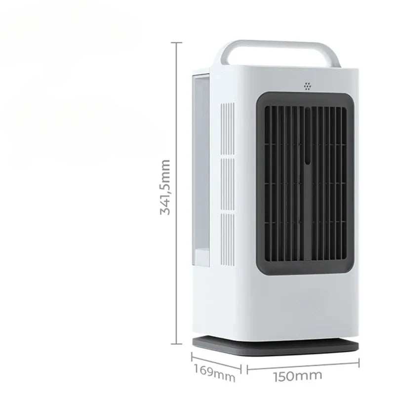 Portable Air Conditioner Fan Smart Touch Control & Timer Portable Air Cooler Vue White 100V-240V US Plug