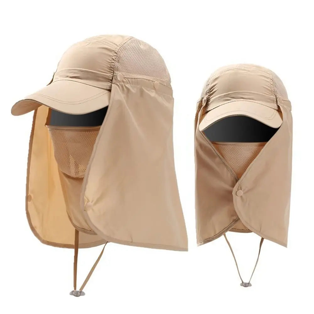 Neck Face Breathable Adjustable Sunshade Hat Fishing Sun Baseball Cap