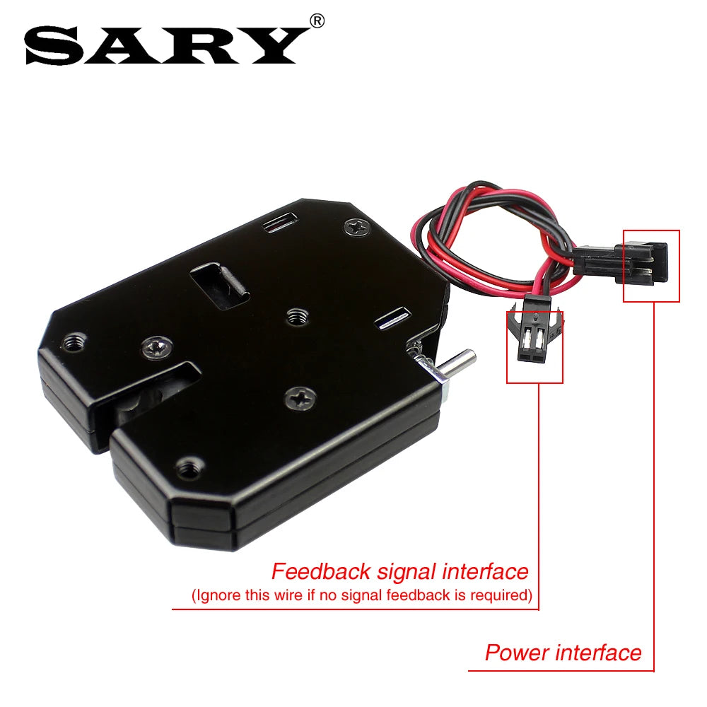 DC12V small cabinet door lock 5v electronic express cabinet lock mini access control electric lock vending machine control lock Vue