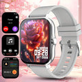 New Smartwatch BT Call Health&Sleep Monitoring 1.83''HD Screen Kids Smart Watch Waterproof Fashoin Sports Bracelet For Women Men Vue silicone silver Fashion Sport Watch