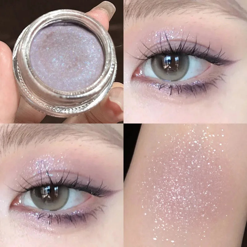 Pearl Glitter Mashed Potatoes Eye Shadow Gel Cream Liquid Highlighter Face Body Diamond Brighten Shimmer Natural Contour Makeup Vue