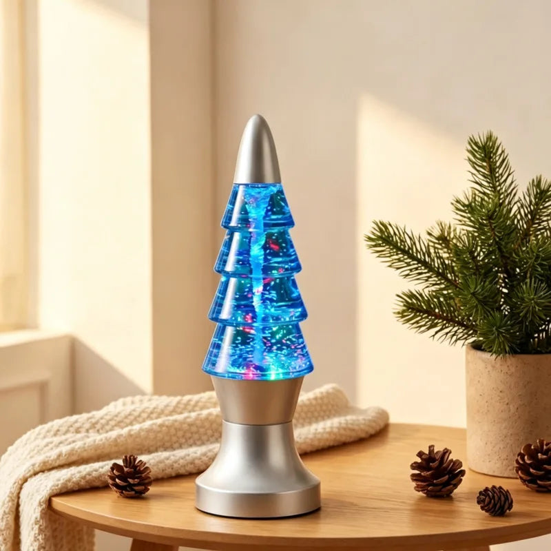 LED Water Vortex Lamp Color Changing Night Light Tornado Motion Desktop Table Lamp Bedroom Bedside Stress Relief Decor Vue A1