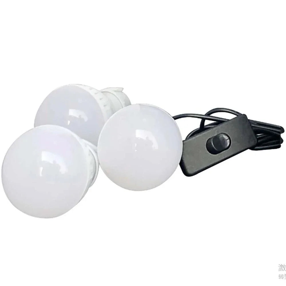6W Portable Solar Generator Kit with 3 LED Bulbs – Camping Portable Solar Generator Vue