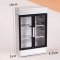 Simulation Dollhouse Refrigerator Mini Beverage Accessories Plastic Toy Set for Kids Pretend Game Vue A1