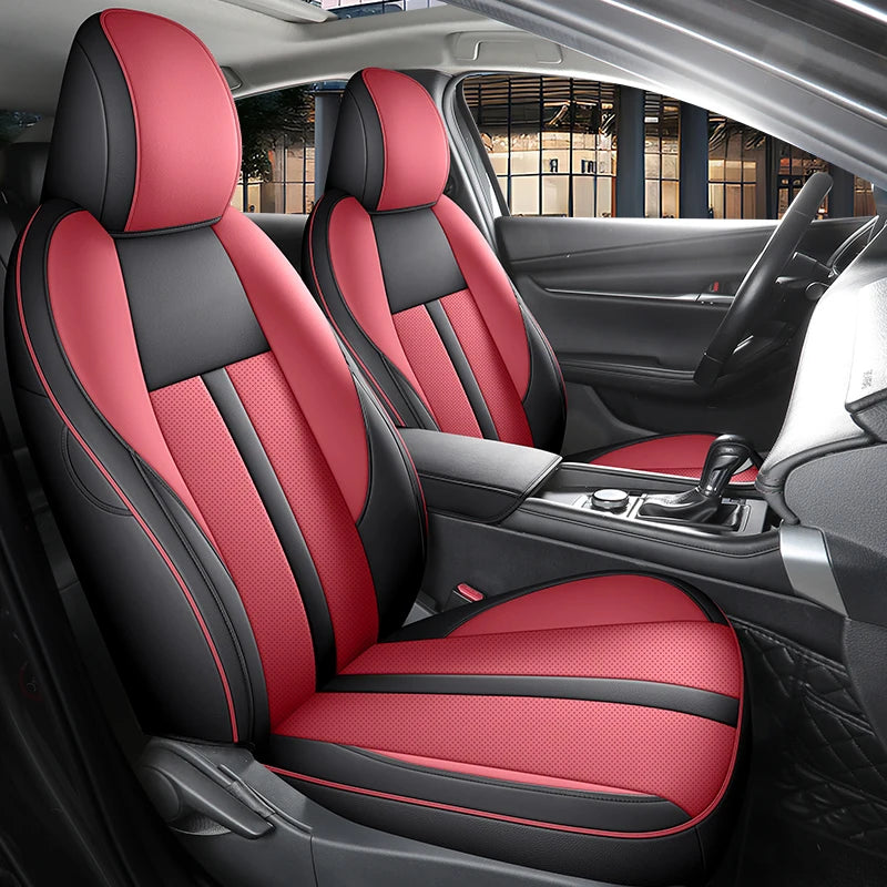 For Mazda 3 Axela 2020 2021 2022 2023 2024 2025 Custom Fit Car Accessories Seat Covers 5 Seats Sports Leather Car styling Vue