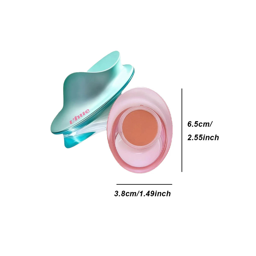 Uhue Eye Lip CheekPowder Paste,Delicate Powder-Paste Texture,Smooth & Minimal Fallout,Natural & Sheer Finish,Quick Daily Makeup Vue