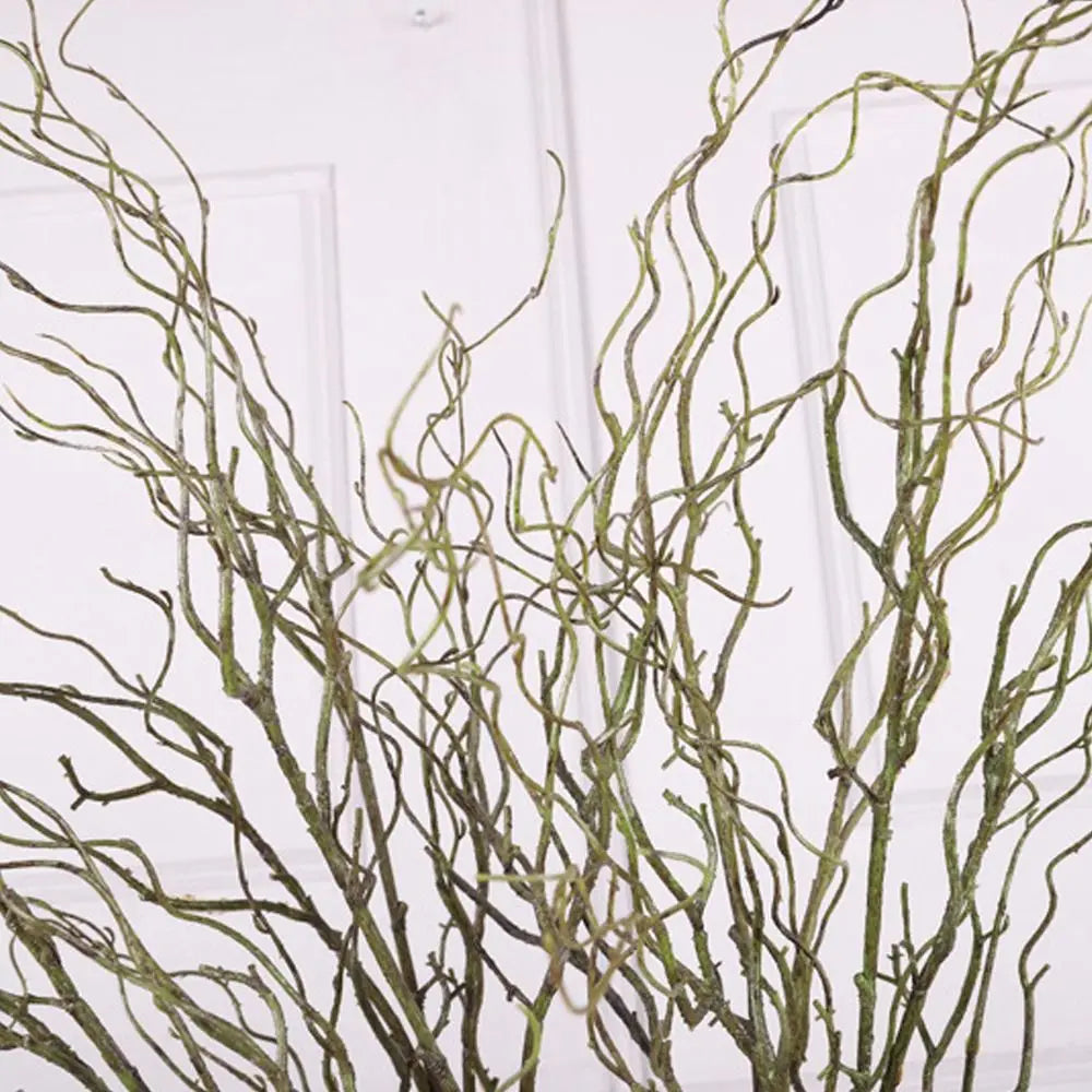 120cm Artificial Willow Deadwood Plastic Realistic Simulation Tree Branch Luxury Elegant Fake Plant Holiday Party Wedding Vue