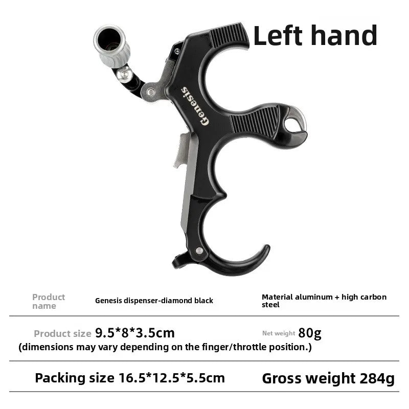 Bow and Arrow Spreader High Carbon Steel Trigger Set Structure Precision Bow and Arrow Accessories High PrecisionStableShooting Vue L Aluminum black