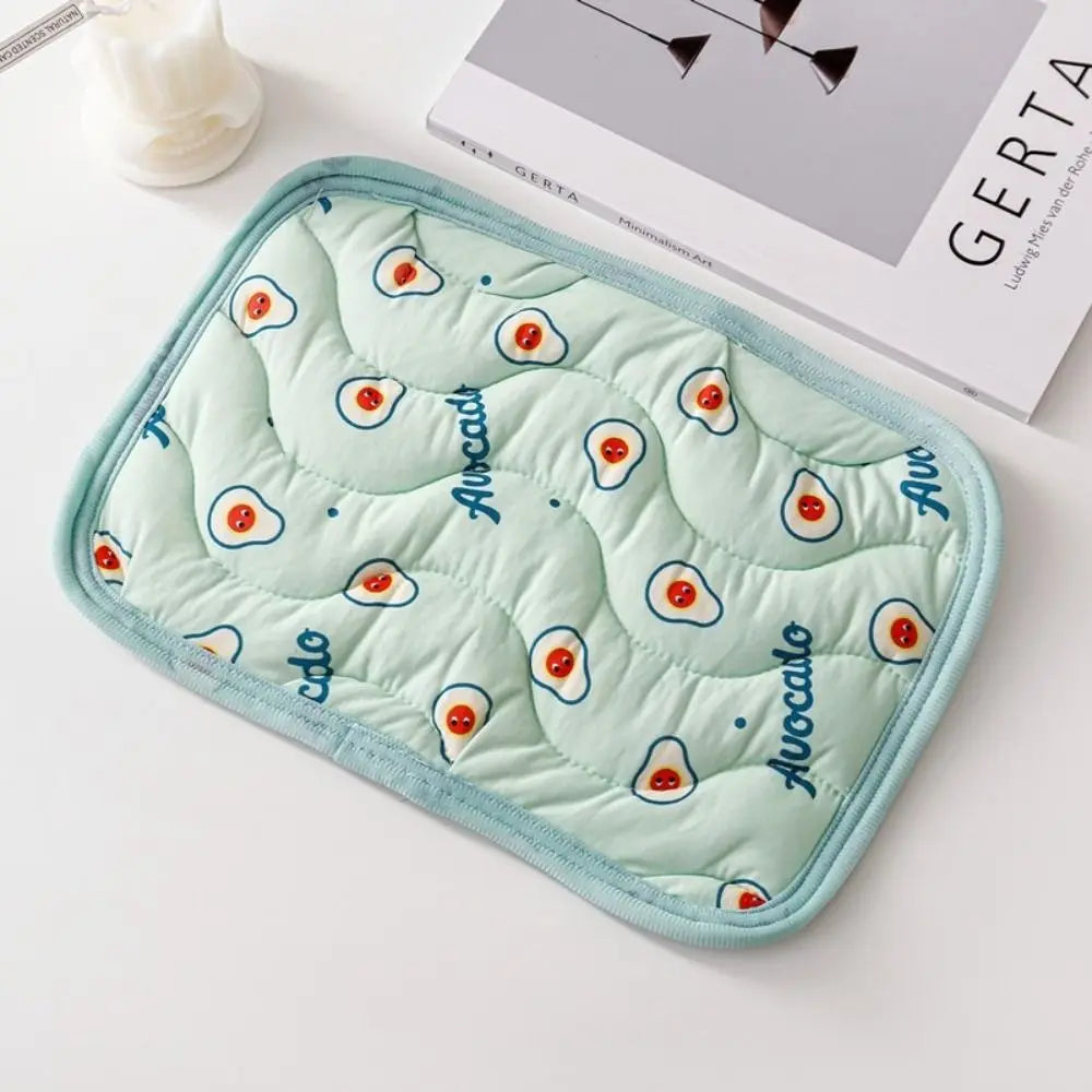 Soft Mini Pet Ice Mat Cartoon Breathable Hamster Cooling Mat Heat Dissipation Durable Small Pet Cooling Pad Small Pet Vue