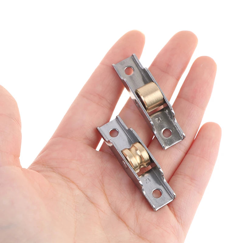Stainless Steel Window Pulley Sliding Door Roller Runner Wheel Track