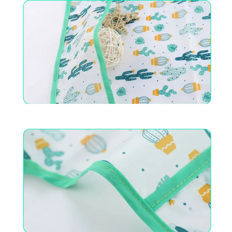 For Kids 0-6 Years New Baby Stuff Toddler Baby BibsCute Children Waterproof Long Sleeve Art Smock Feeding Bib Apron Vue