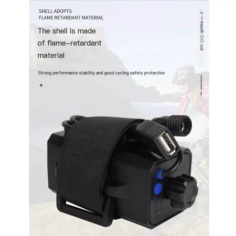 Hot-18650 Waterproof Battery Pack Case Housing Cover For Bicycle Bike Vue