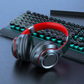 Wireless Bluetooth 5.0 Headphones – Mic, TF Card & Display Wireless Over-Ear Headphones Vue Black