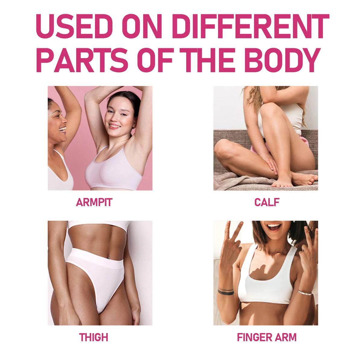 Women's Depilatory Cream: Deep Body Hair Removal, Painless Hair Removal, Hair Growth Inhibitor, Moisturizing and Smoothing Vue