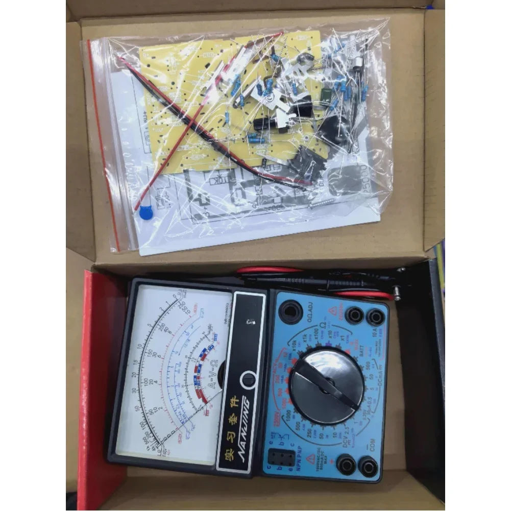 MF47 Analog Multimeter DIY Kit – AC/DC Voltage & Capacitance DIY Multimeter Kit Vue
