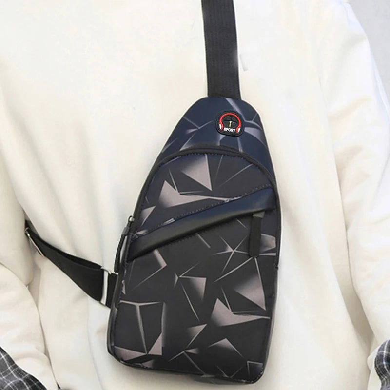 Korean Chest Bag Men's Fashion Camouflage Satchel Shoulder Crossbody