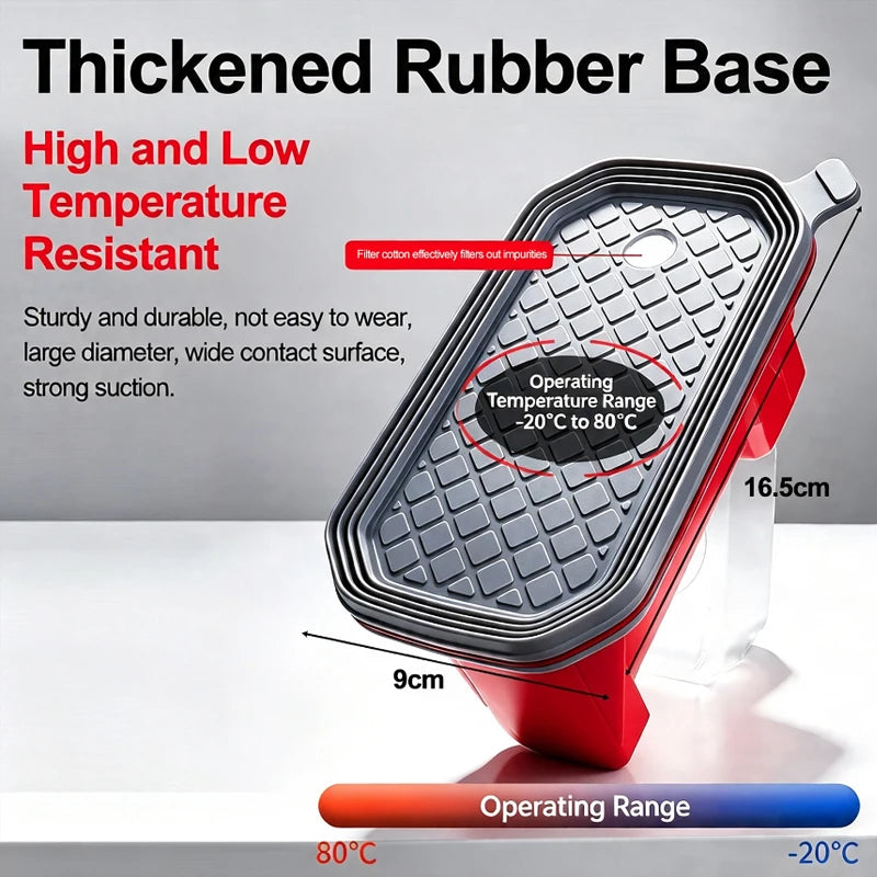 6-inch Thickened Rubber Base Electric Suction Cup for Tiles 100KG Heavy Lifter Automatic Air Powerful Glass Handling Suction Vue