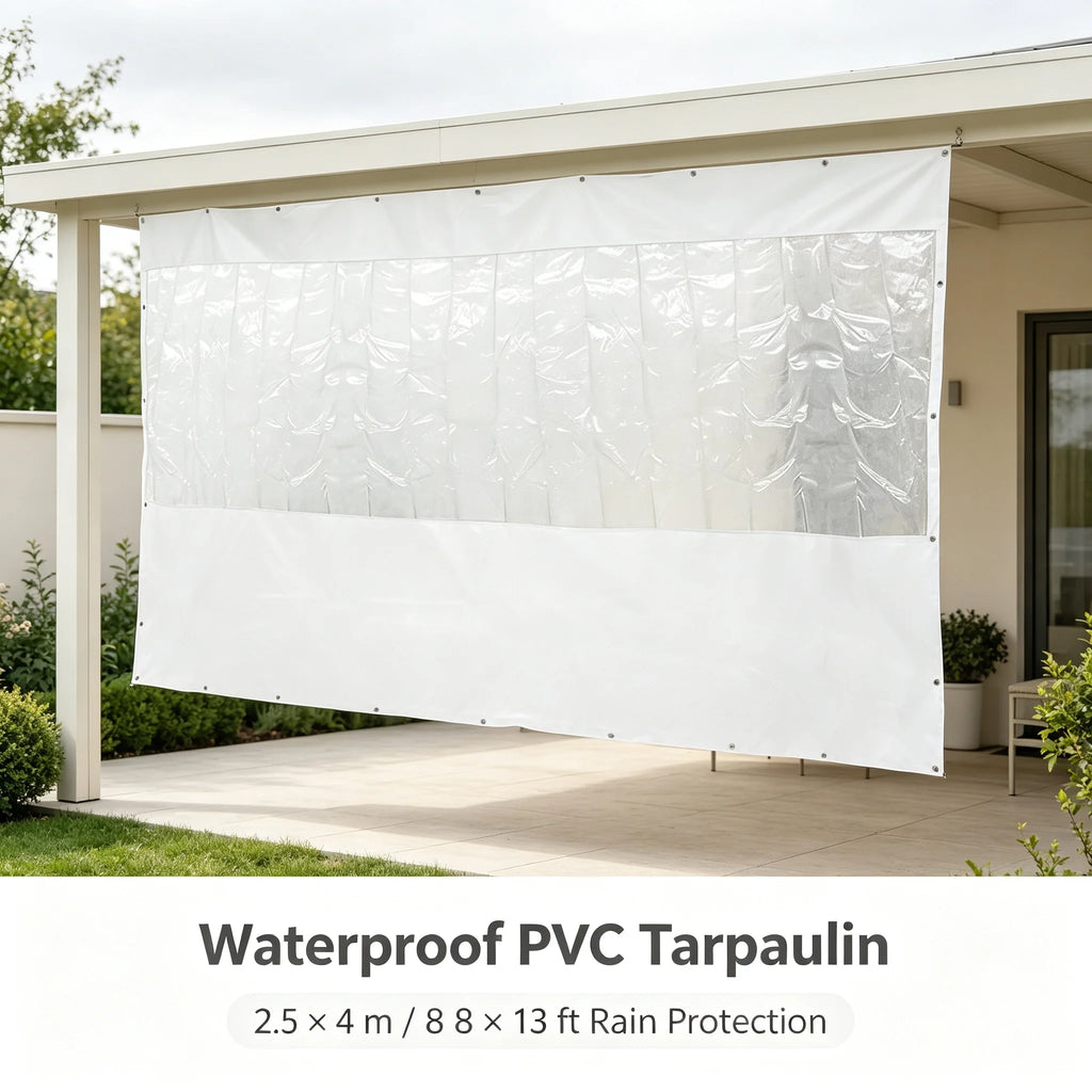 Heavy Duty Waterproof PVC Tarp 8×13ft | Patio & Camping Cover Waterproof PVC Tarpaulin Vue United States