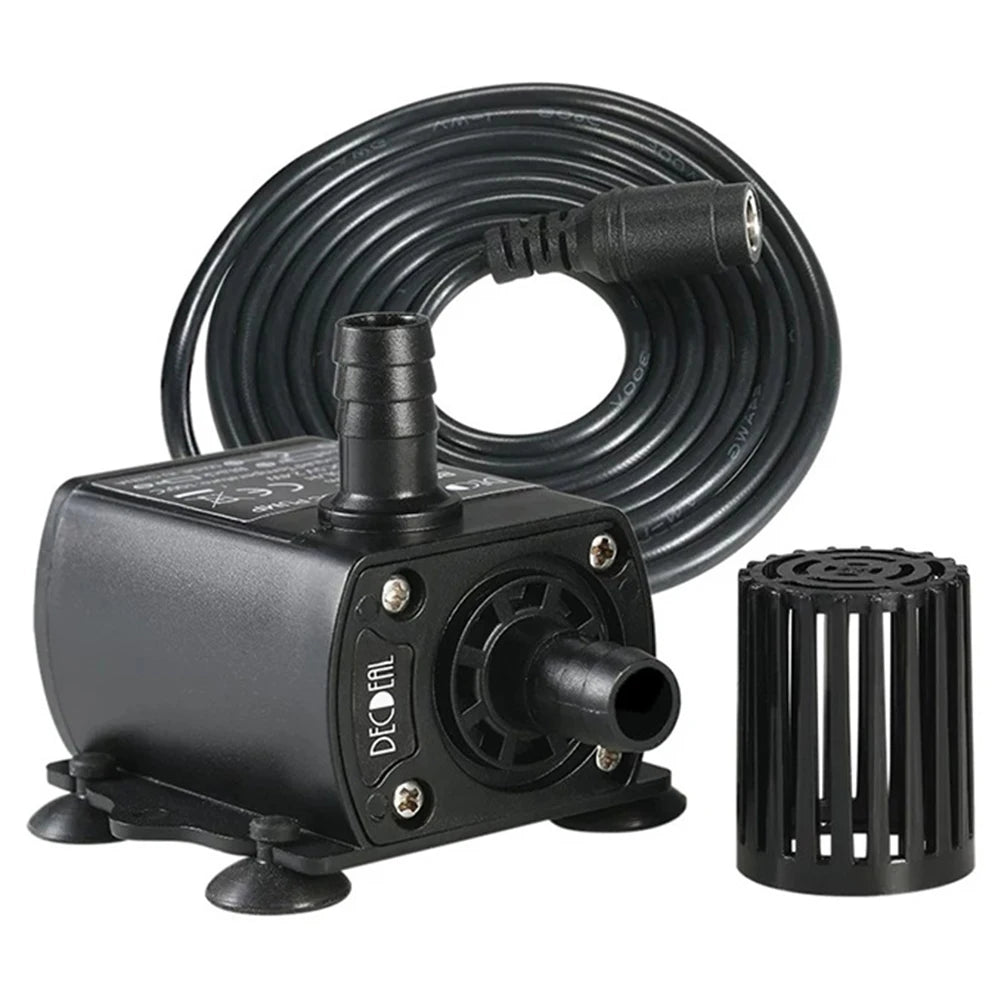 DC 12V Brushless Submersible Pump 300L/h – Aquarium & Fountain Submersible Water Pump Vue China Mainland
