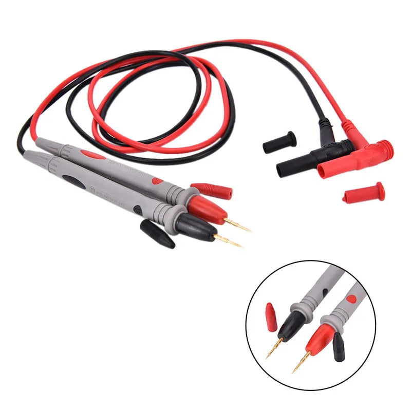 2pcs 20A 1000V Probe Test Leads Pin For Digital Multimeter Needle Tip Multi Meter Tester Lead Probe Wire Pen Cable Vue 01
