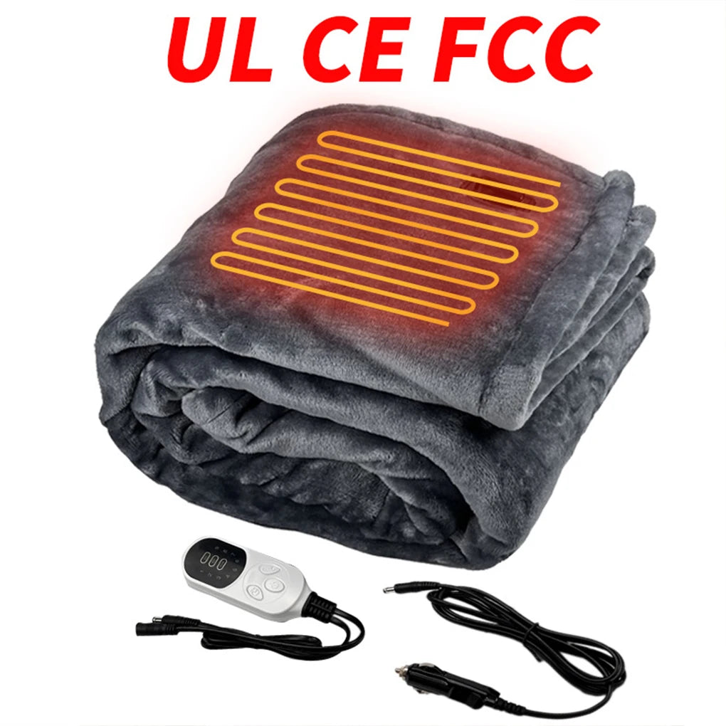 Electric Heated Blanket – 9 Levels, Soft Flannel, Portable Electric Heated Blanket Vue