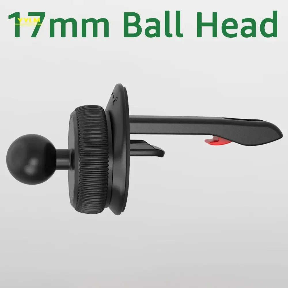 17MM Ball Head Car Air Outlets Phone Support Universal Car Phone Holder Base for Car Air Vent Cell Phone Holder Mount Vue