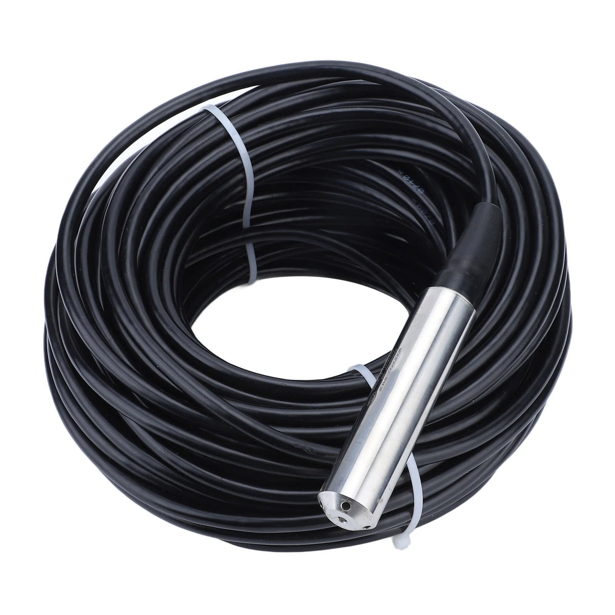 Water Level Sensor Anti Clogging Stainless Steel Liquid Level Transmitter 33m Waterproof Cable Corrosion Proof for Reservoir Vue black
