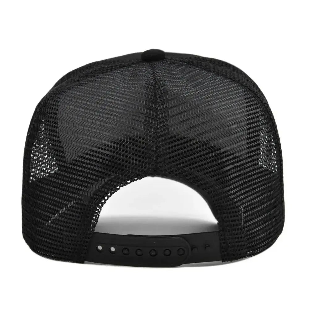 Fashion 5 Panels Baseball Cap Solid Hard Breathable Trucker Hat