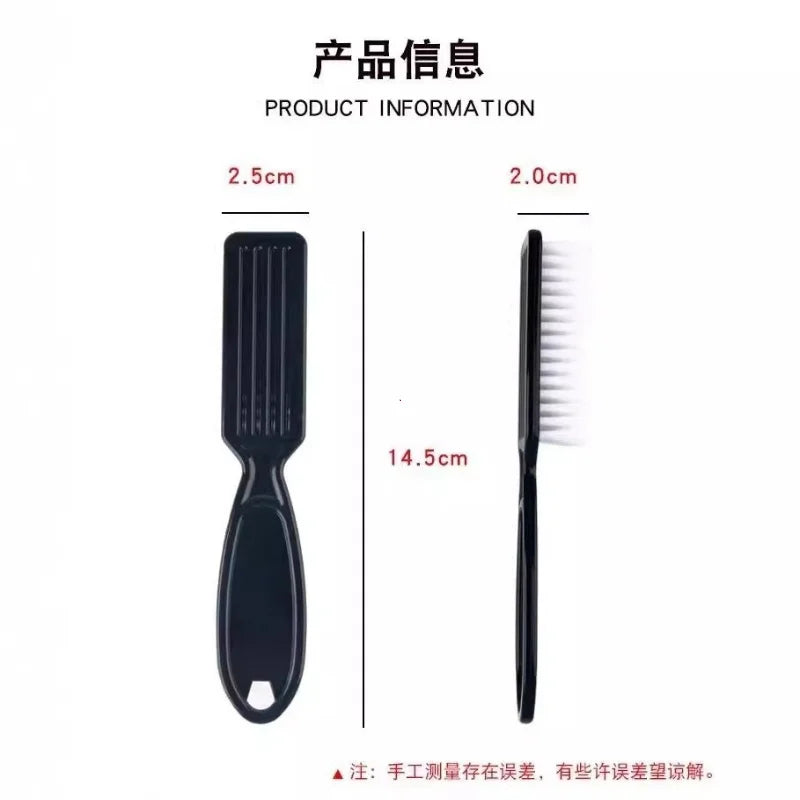 New 1 PC Nail Cleaning Brush Long Handle Brush Square Head Nail Cleaning Dust Nail Brush Tool Vue