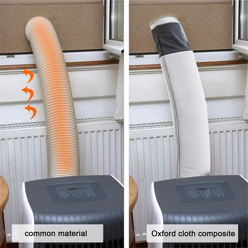 ABKW-AC Air Conditioner Hose Cover Dustproof Heat Insulation Portable Air Outlet Tube Sleeve Wrap Cloth Vue