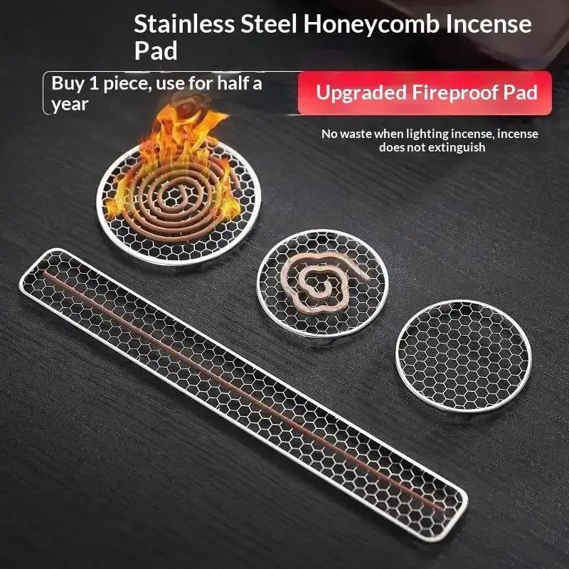 Stainless Steel Mosquito Spiral Holder Box Fireproof With Lid Mosquito Coil Burner Round Safe Mosquito Incense Holder Vue