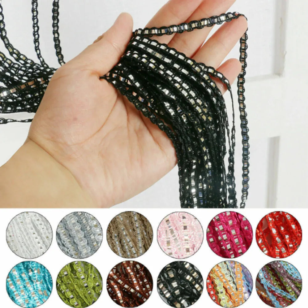 1PCS Door String Tassel Curtain Partition Door Curtain String Curtain Door Screen Panel Home Decor Window Divider Tassel Screen Vue