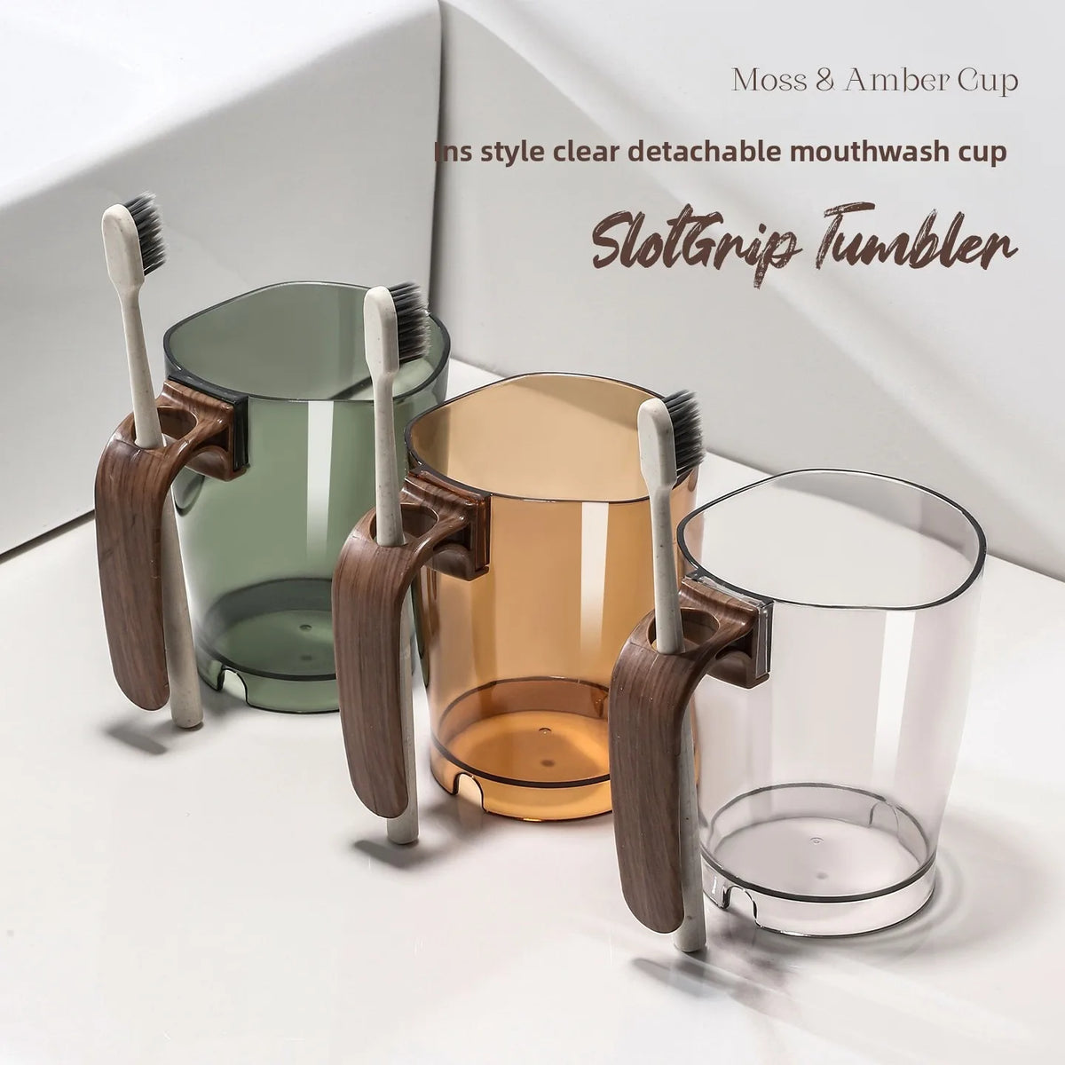 Mouthwash cup, Light luxury,High Aesthetic Value, Wash cup, Household, Student Dormitory, New Toothbrush cup Vue