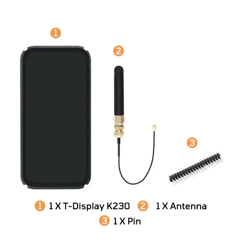 Hot-Lora Ai Development Board T-Display-K230 K230 Chip Dual-Core RISC-V Lora Communication AMOLED Touchscreen 923Mhz Vue